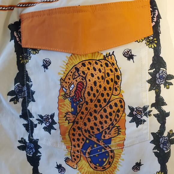 Brixton New Mens S Voyage Hybrid Short 5.5" Mexico City Jaguar Relaxed Stretch - Picture 3 of 12